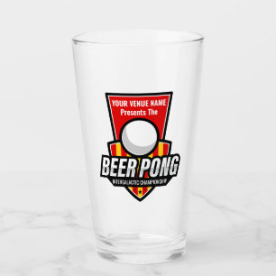 Anpassa Denna Beer Pong-logotyp Glaskopp