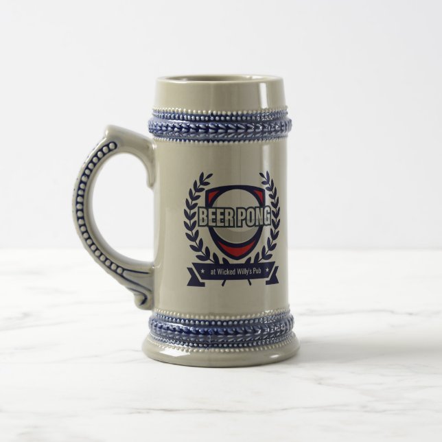 Anpassa Denna Beer Pong-logotyp Sejdel (Vänster)