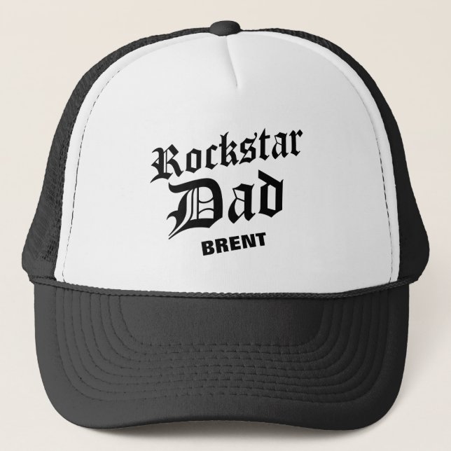 Anpassa denna Rockstar Pappa Keps (Framsida)