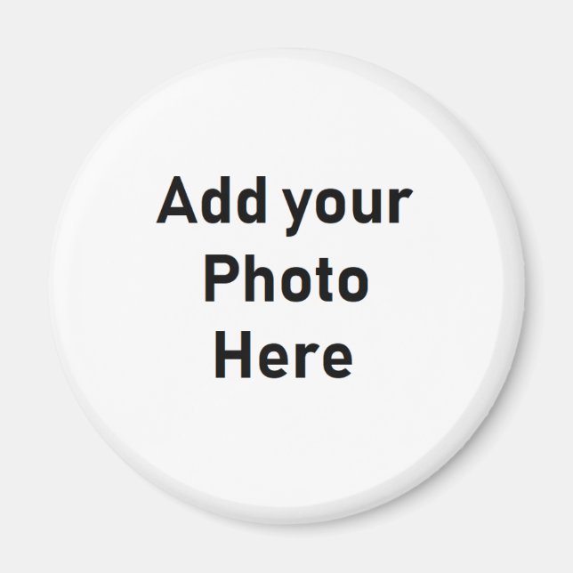 Anpassa denna runda fotomagnet magnet (Framsidan)