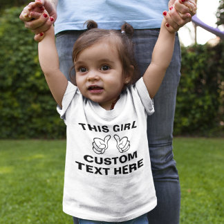 Anpassa Denna Tjej - lägg till din egen text här Tee Shirt