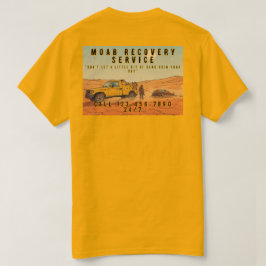 Anpassa Desert Vehicle Recovery Bogserbil Service T Shirt