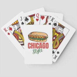 Anpassa design Chicago Stil Best Hett Hund Gift Casinokort