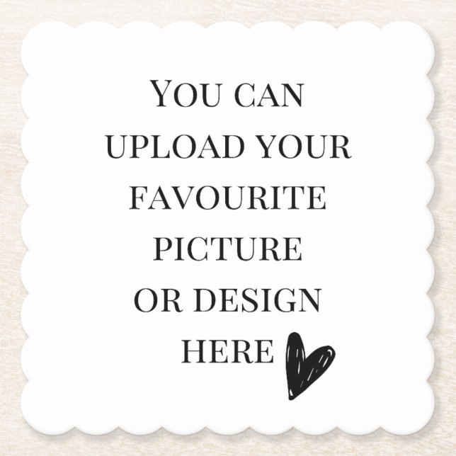 Anpassa det delade fyrkantsfältet underlägg papper (Framsida)