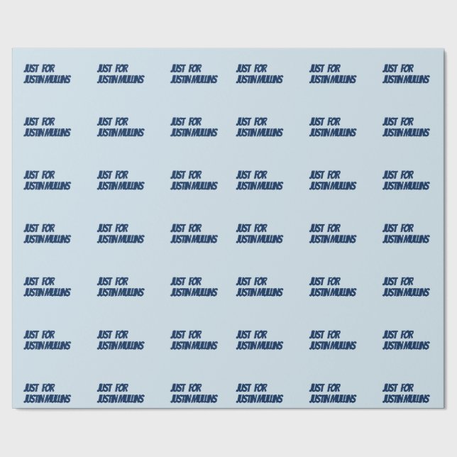 Anpassa det här "Bara för ...... Tillfällen Presentpapper (Seam)