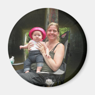 Anpassa det här kylskåpsfoto-magnet magnet
