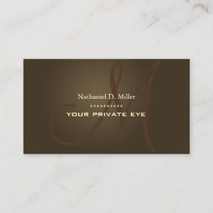 Anpassa det här monogram-affärskortet visitkort