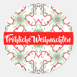 Anpassa det här mönster-klistermärket i Great dane Runt Klistermärke