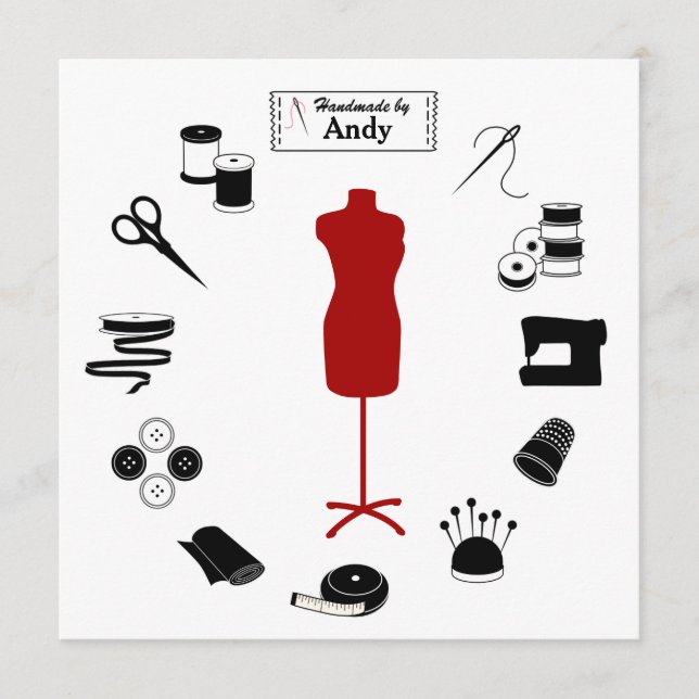 Anpassa det platta etikettkortet (Framsida)