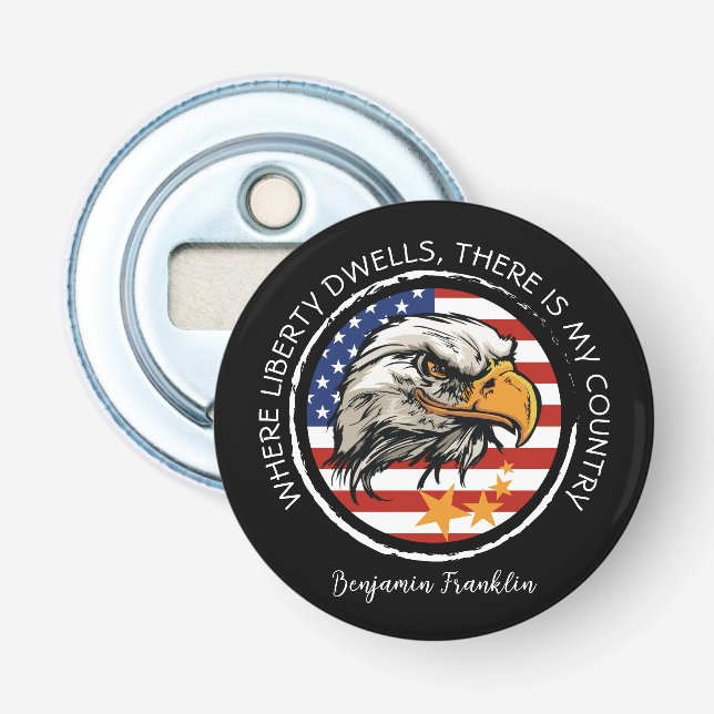 Anpassa din amerikanska Eagle-design Flasköppnare (Framsidan)