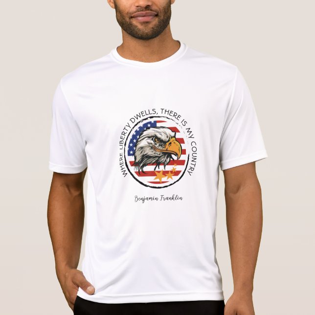 Anpassa din amerikanska Eagle-design T Shirt (Framsida)