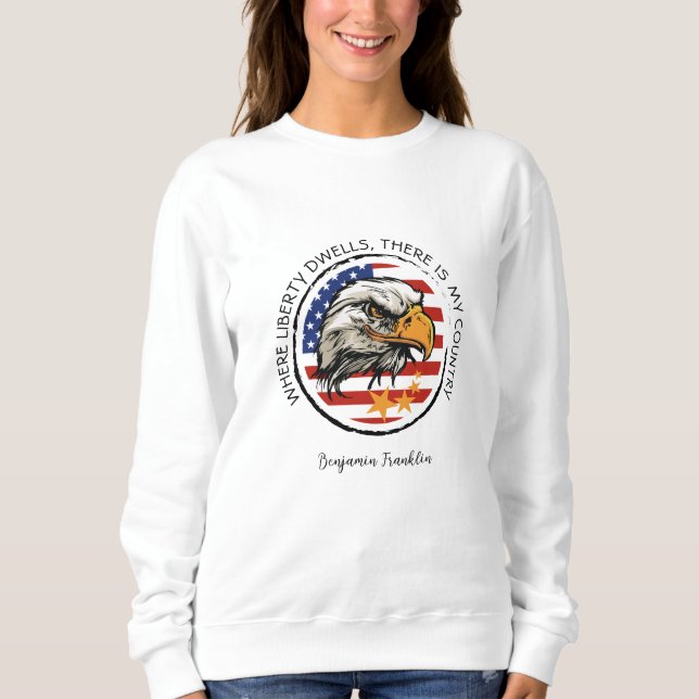 Anpassa din amerikanska Eagle-design T Shirt (Framsida)