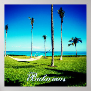 Anpassa din Bahamas-text Poster