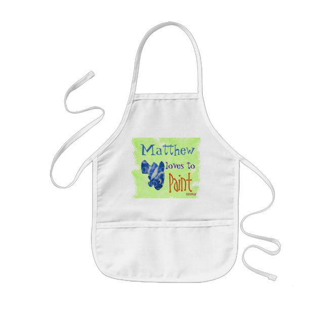 Anpassa din Barn Apron Barnförkläde (Framsidan)