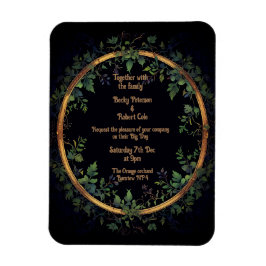 Anpassa din bröllopsinbjudan magnet