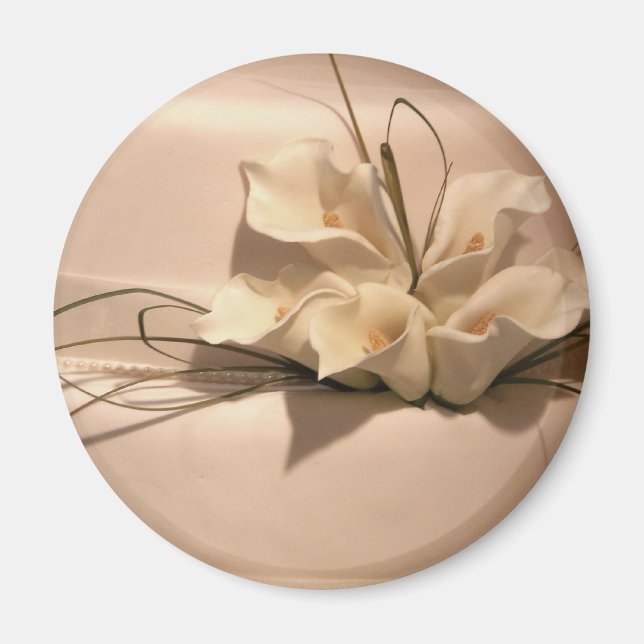 Anpassa din egen calla lily magnet (Framsidan)