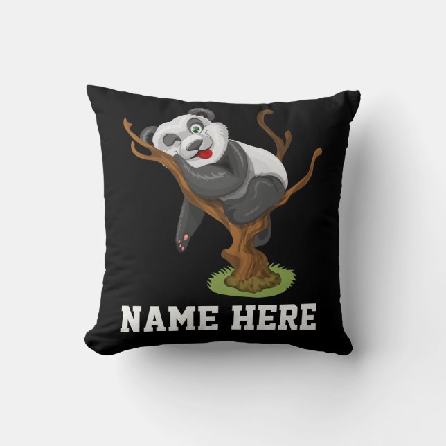 Anpassa din egen Cute Baby-panda Kudde (Framsida)