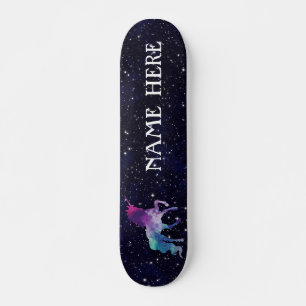 Anpassa din egen färgstarka Magic Unicorn Mini Skateboard Bräda 18,5 Cm