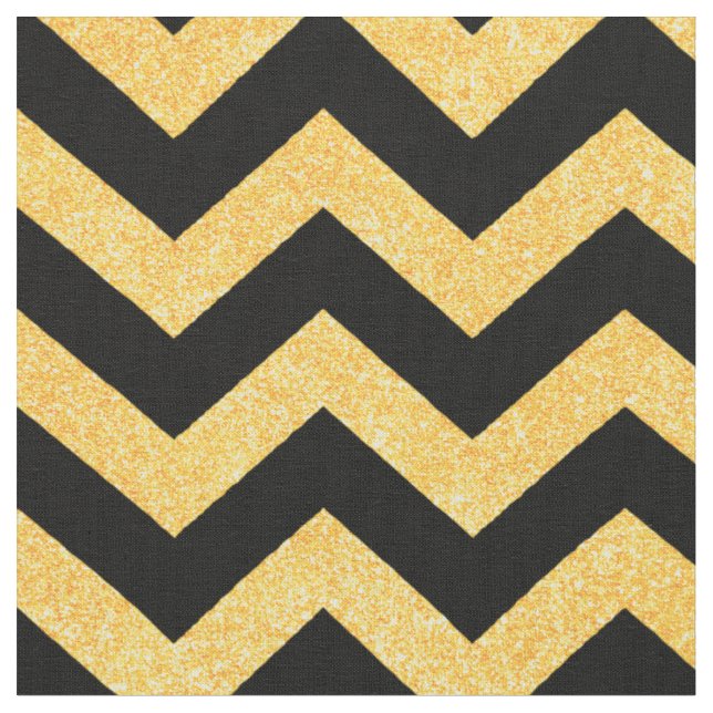 Anpassa din egen glitter-guld-chevron-mönster tyg (Närbild)