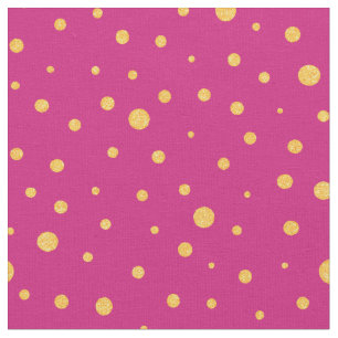 Anpassa din egen guld-polka dots i cerebroschyr tyg