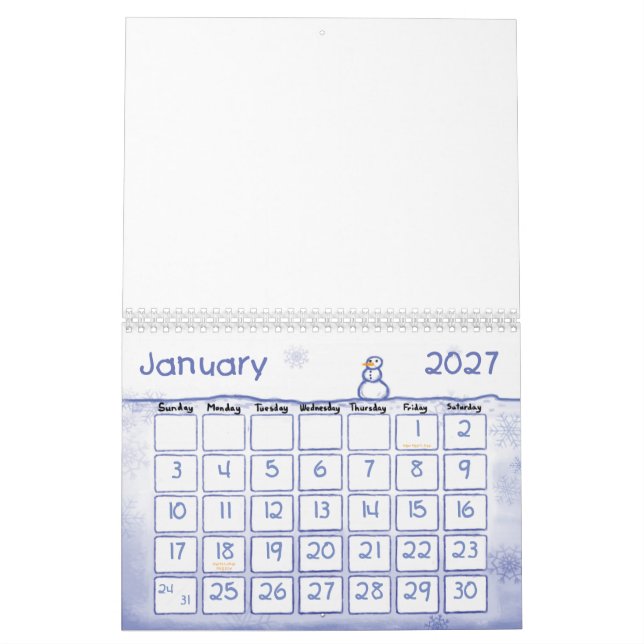 Anpassa din egen kalender (Jan 2027)