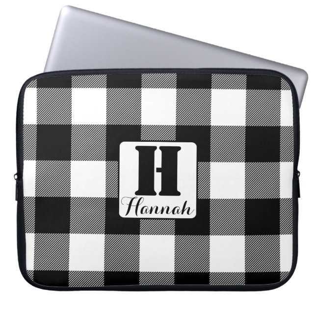 Anpassa Din Egen Pläd Laptop Fodral (Framsidan)