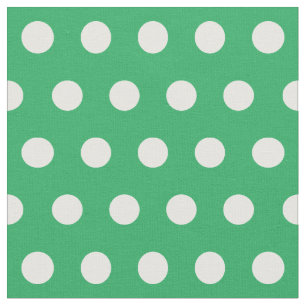 Anpassa din egen polka dots mönster i grönt tyg