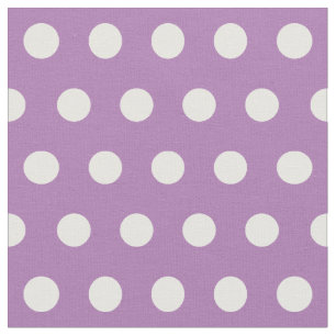 Anpassa din egen polka dots-mönster i lila tyg