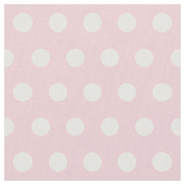 Anpassa din egen polka dots mönster i rosa tyg (Närbild)
