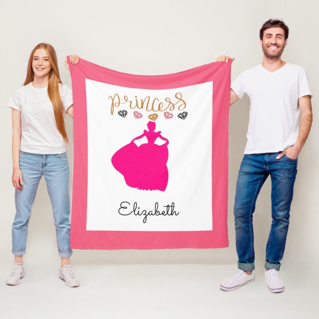 Anpassa din egen prinsessa fleecefilt (På plats)