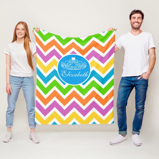 Anpassa din egen prinsessa Tiara Fleecefilt (På plats)