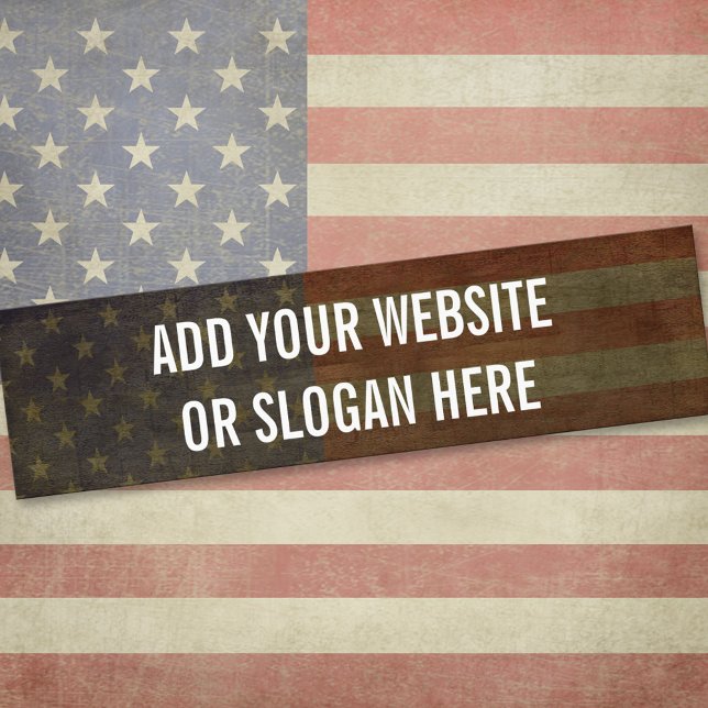 Anpassa din egen stötfångare bildekal (Custom Bumper Sticker)