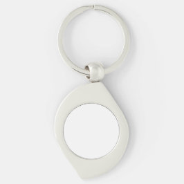 Anpassa din egen svensk swirl silverfärgad nyckelring