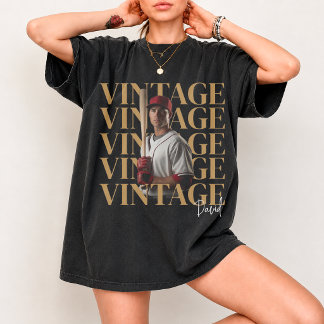 Anpassa Din Egen Vintage 90-Tals Tröja, Baseball T Shirt