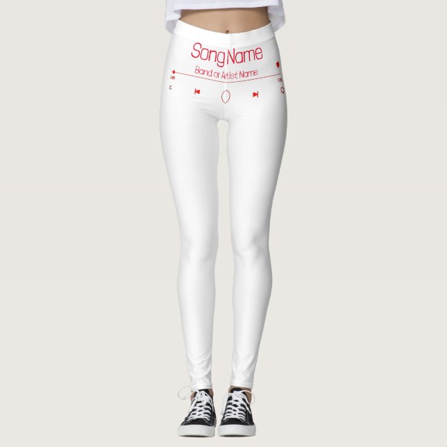 Anpassa din favoritmusik leggings (Framsida)