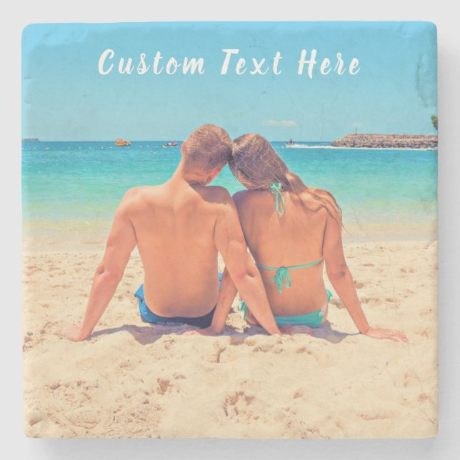 Anpassa din foto stenkoarepresent med text stenunderlägg (Framsidan)