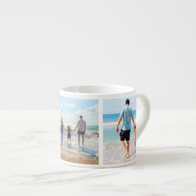Anpassa din fotokollage espressokopp Personalisera (Framsida höger)