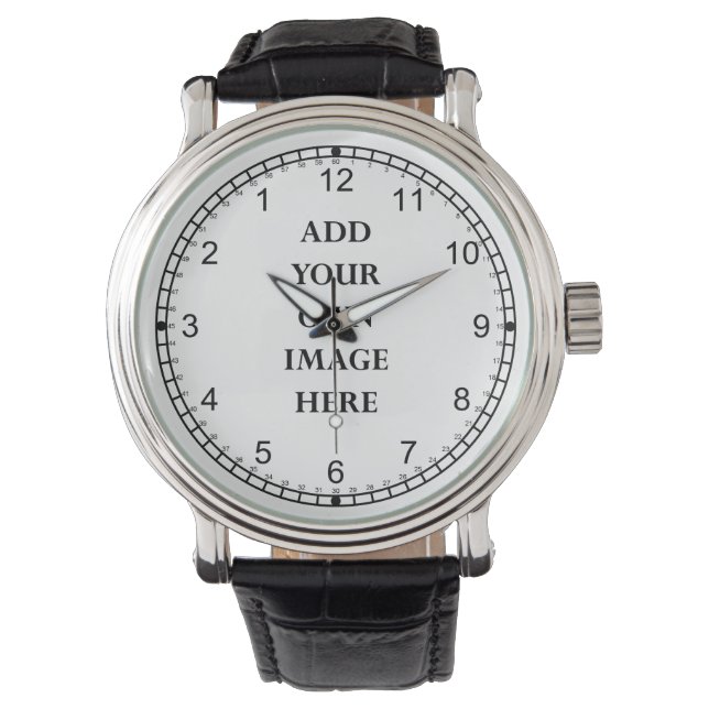 anpassa din galna backwards klockan porträtt armbandsur (Framsida)