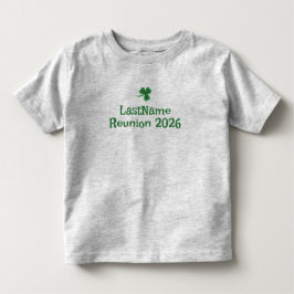 Anpassa din irländska klan Shamrock T-Shirt - barn