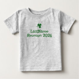 Anpassa din irländska klan Shamrock T-Shirt - barn