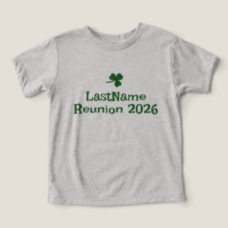 Anpassa din irländska klan Shamrock T-Shirt - barn