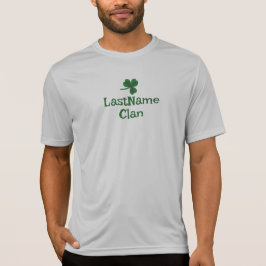 Anpassa din irländska klan Shamrock T-Shirt - vuxn