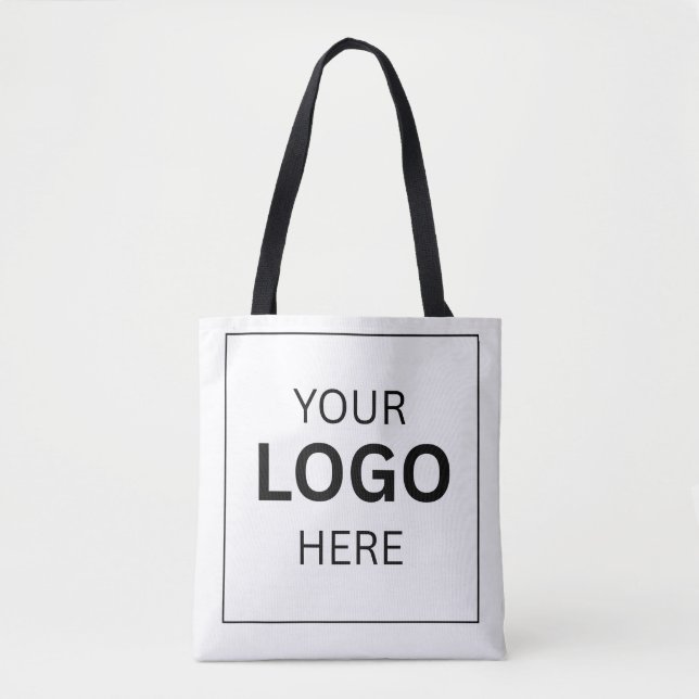 Anpassa din logotyp här namn mall tygkasse (Framsida)