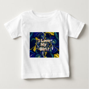 Anpassa din oändlighet i Kärlek: Jag Kärlek min fl T-shirt
