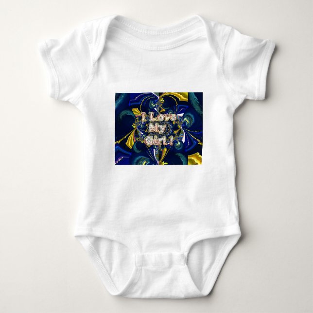 Anpassa din oändlighet i Kärlek: Jag Kärlek min fl T-shirt (Framsida)