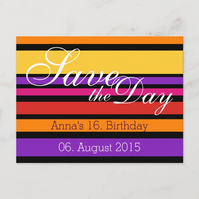 Anpassa din text, skylt, bild & bakgrund vykort (Framsida)