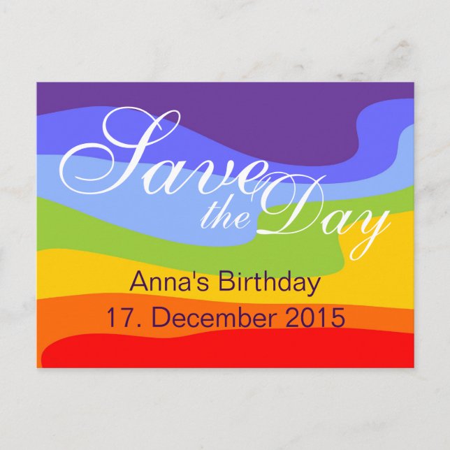 Anpassa din text, skylt, bild & bakgrund vykort (Framsida)