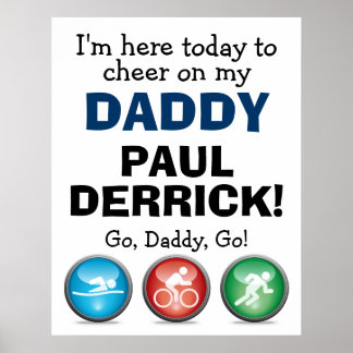 Anpassa din triatlondag-Poster i Tävling Poster