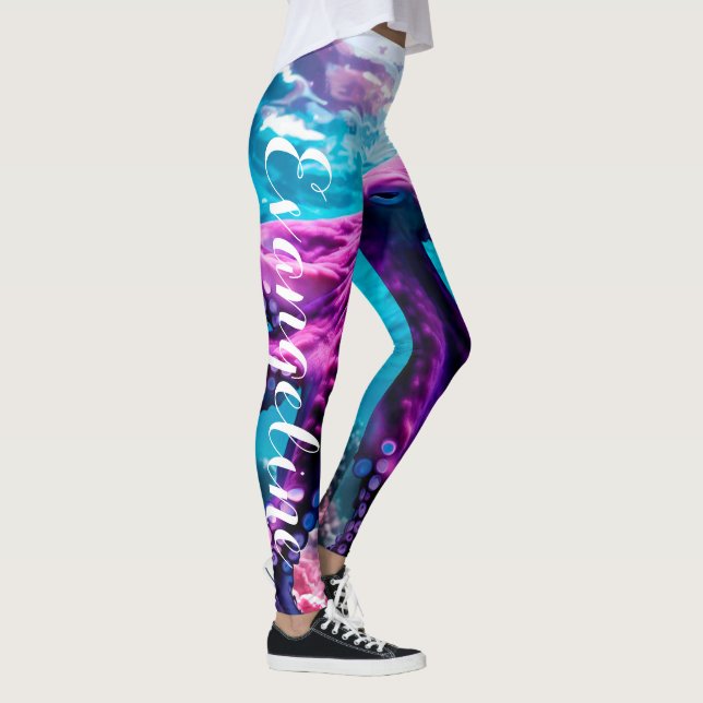 Anpassa dina egna Yoga-legeringar med Octopus Leggings (Höger)
