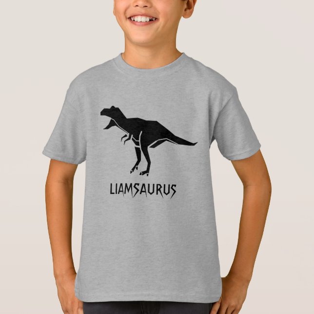 Anpassa Dinosaur Namn anpassa T Shirt (Framsida)